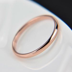 NEW Rose Gold Stainless Steel Ring